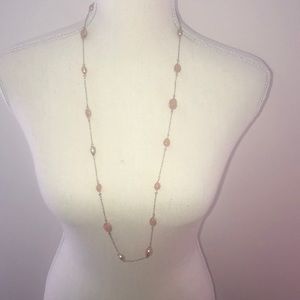 Banana Republic orange resin necklace